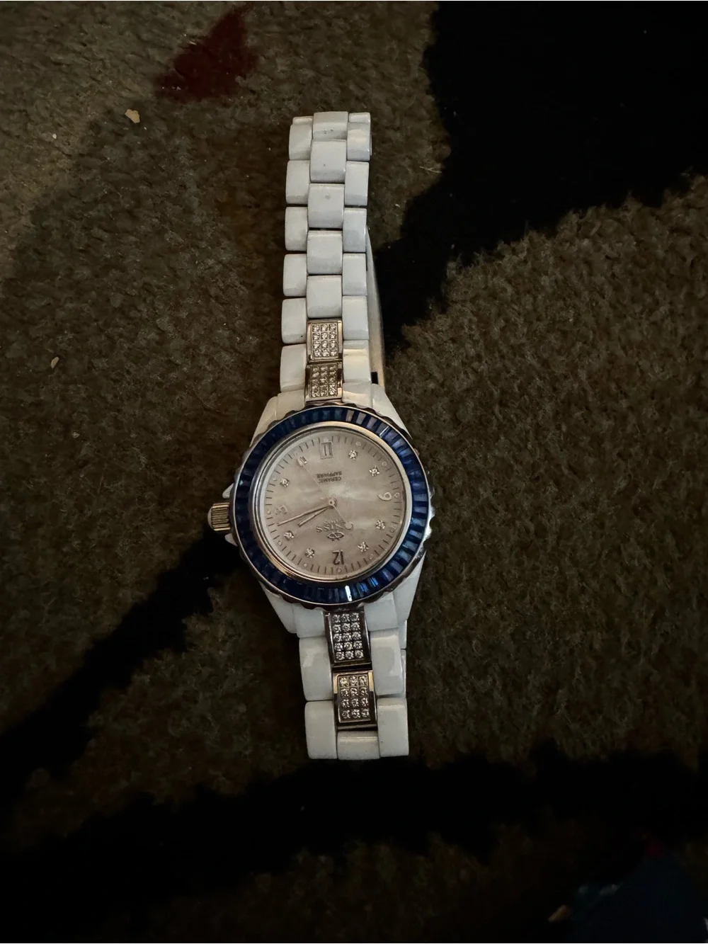 Oniss Princess Women's White Ceramic Watch